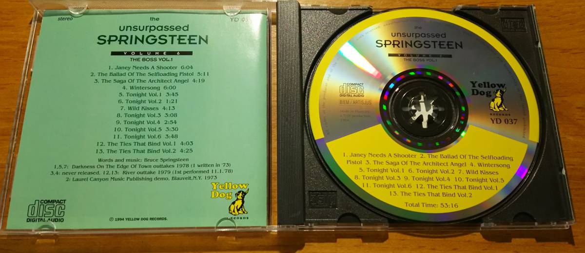 輸入盤CD「The Unsurpassed Springsteen Volume 6 / Bruce Springsteen」  ブルース・スプリングスティーン