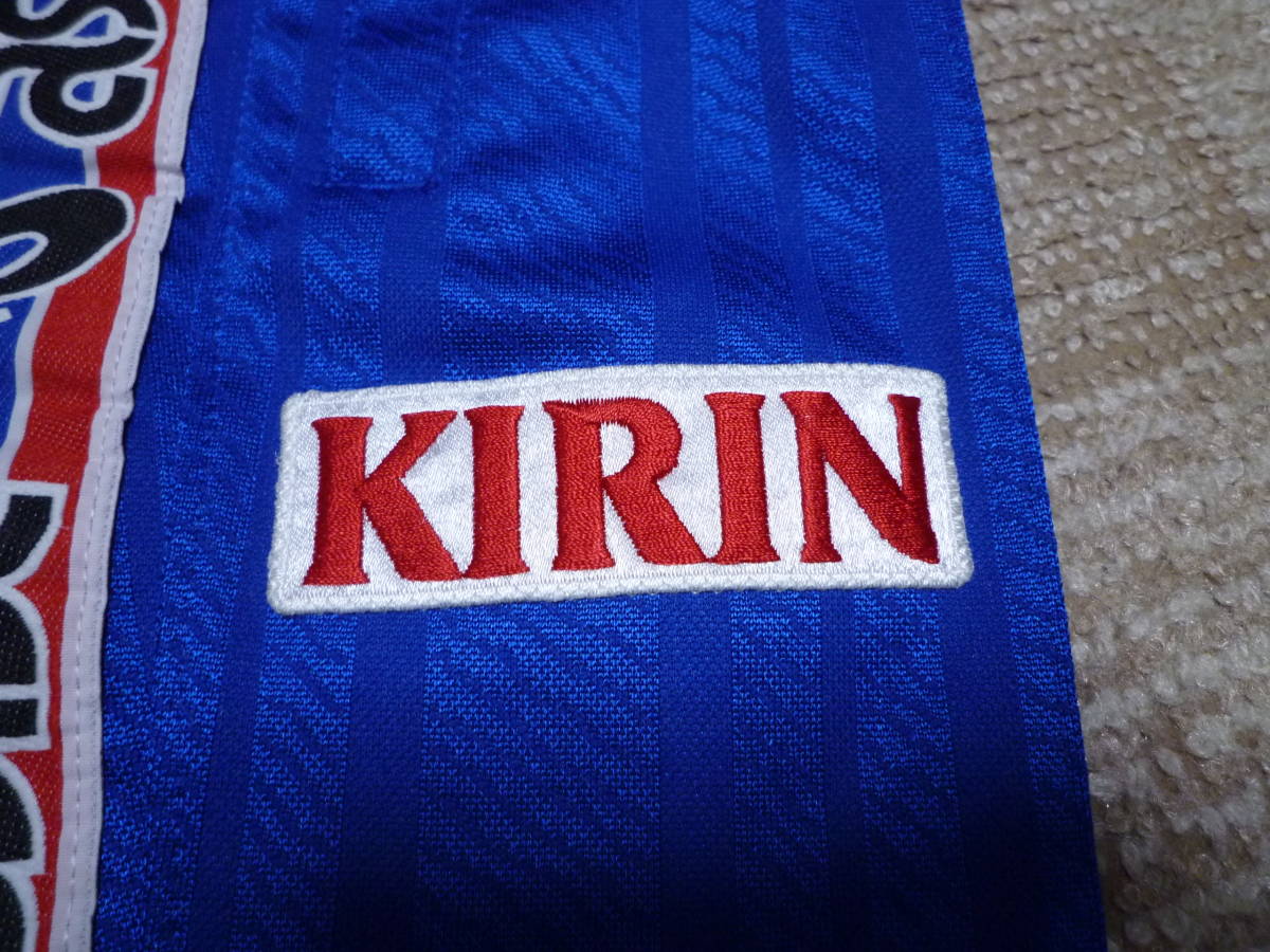 アシックス KIRIN 日本代表支給品？シャドーストライプジャージパンツ青赤白　Lサイズ_画像6