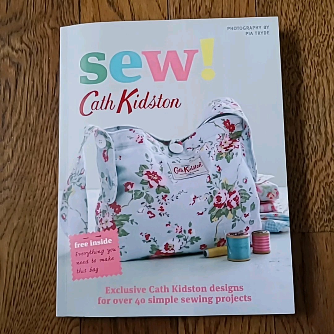 Cath Kidston 手芸雑誌 sew! 表紙写真のバッグが作れるキット付き