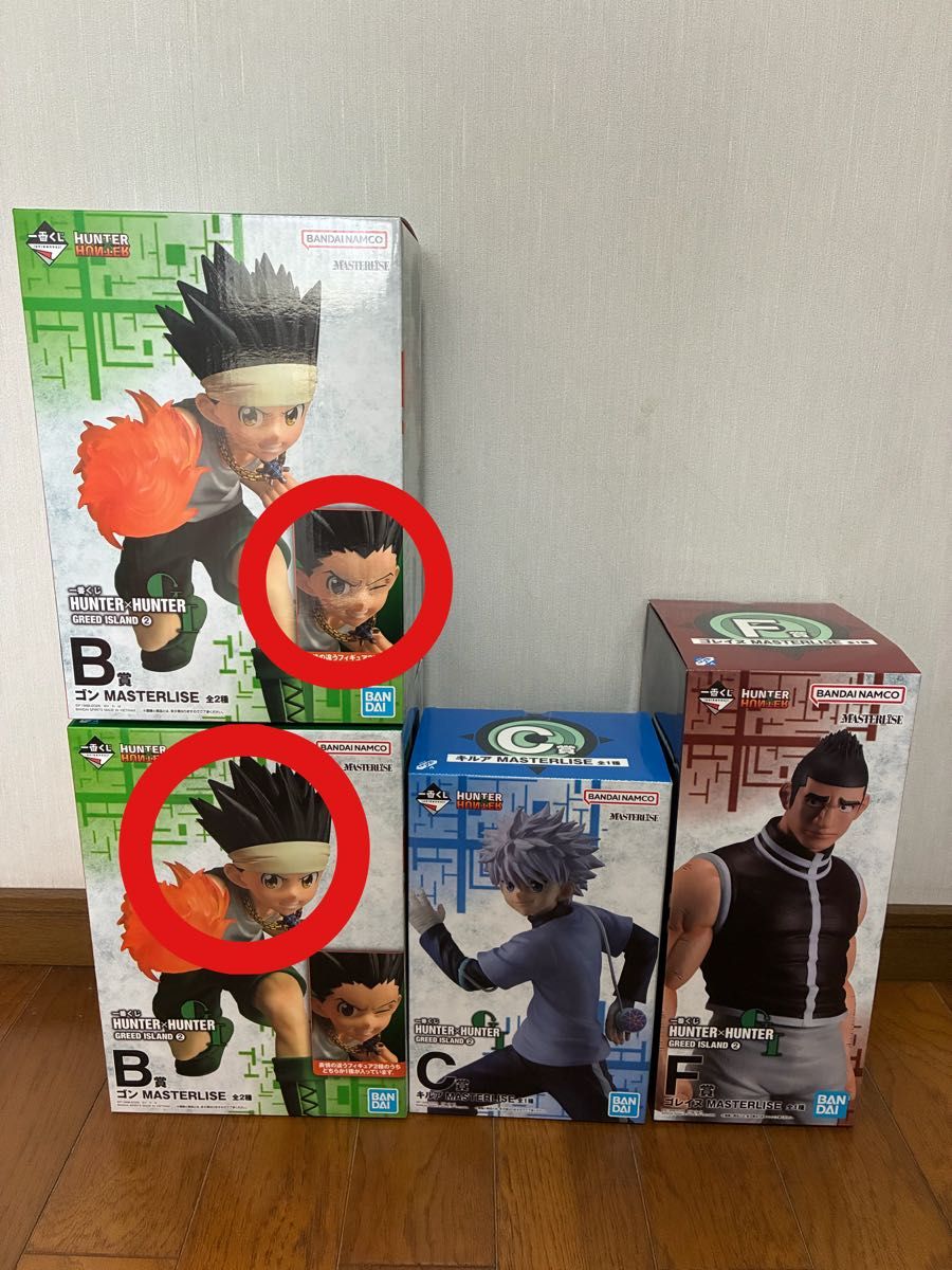 一番くじ HUNTER×HUNTER フィギュア 4点セット B賞 C賞 F賞｜Yahoo