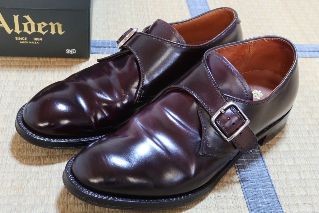 Alden 1878 コードバン モンクストラップ 9 5D|Yahoo!フリマ Alden 1878 コードバン モンクストラップ 9 5D|Yahoo!フリマ