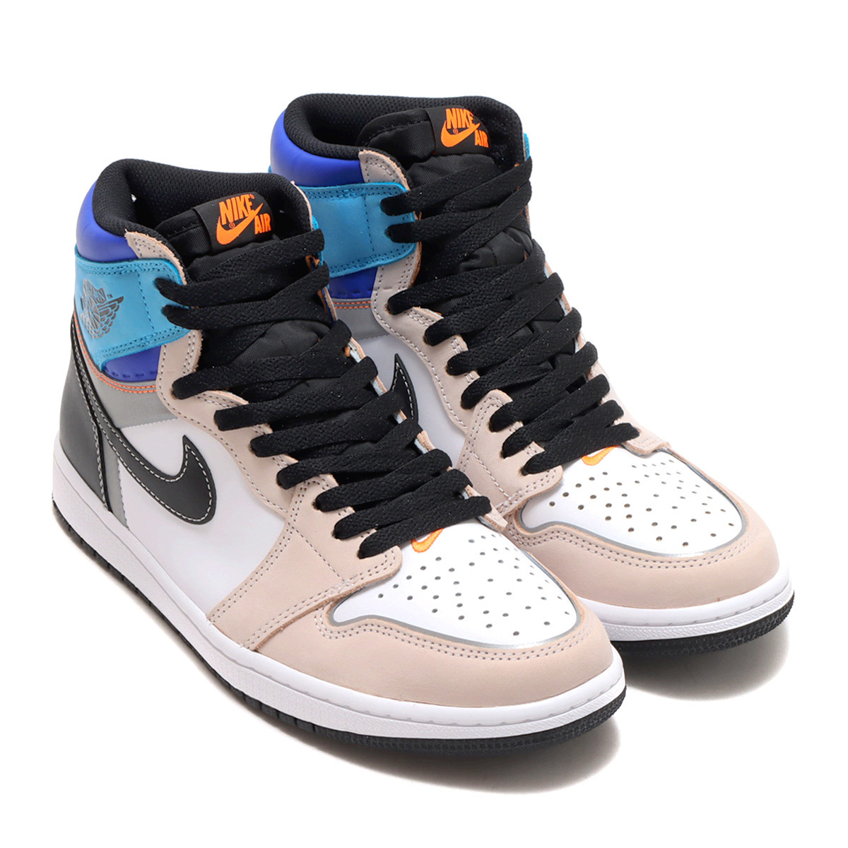 JORDAN BRAND AIR JORDAN 1 RETRO HIGH OG WHITE/TOTAL ORANGE-MULTI-COLOR 21FA-I_画像1