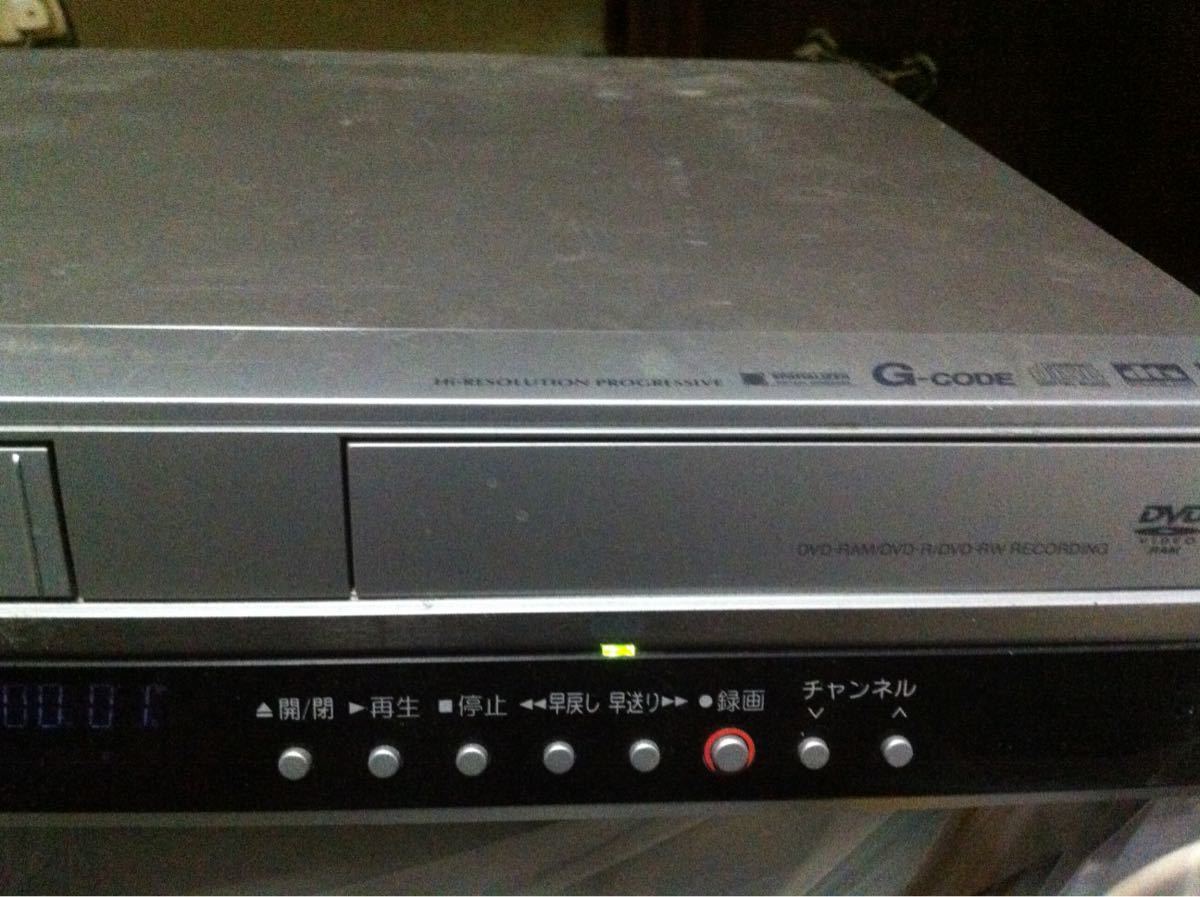 TOSHIBA 東芝 VHS DVDビデオレコーダー D-VR5 ジャンク品_画像4