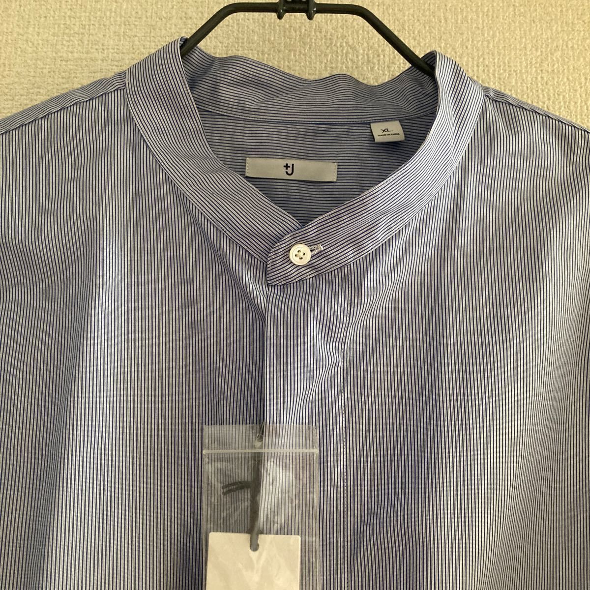 UNIQLO＋Ｊ　スーピマコットンオーバーサイズシャツ（Blue）