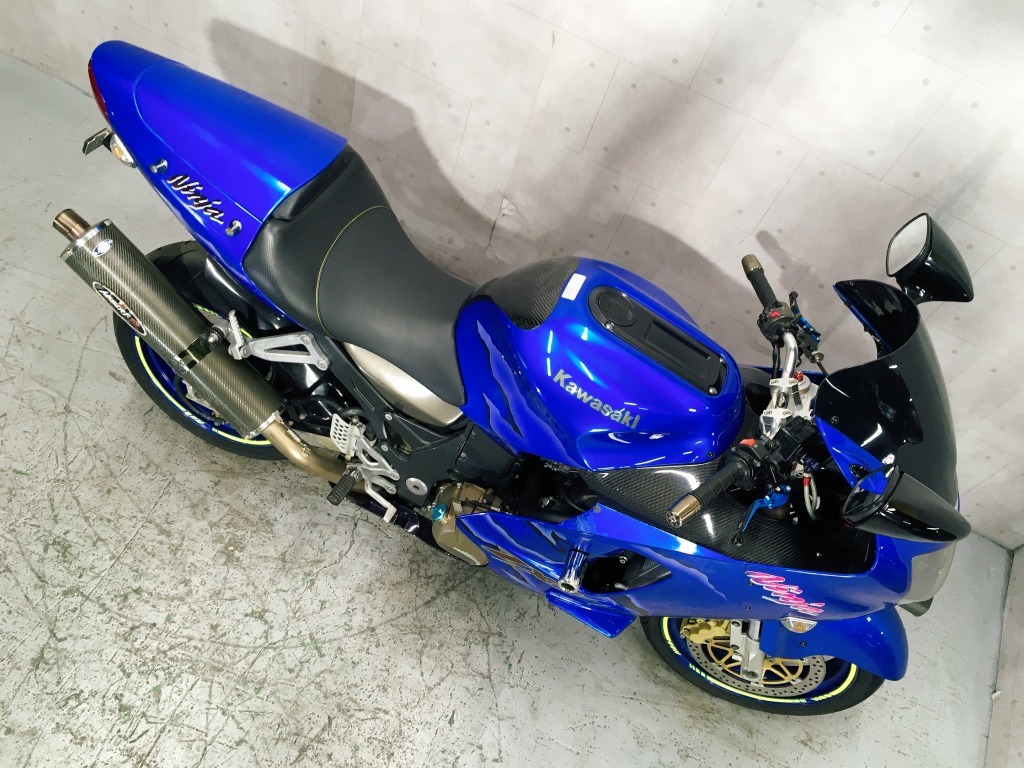 ★低金利2.9％～★動画 車検2年 カワサキ ZX-12R A型ファイナル 178ps ETC BEET製マフラー ハンドル改 ニンジャ NINJA 返品可 ck96985_画像7