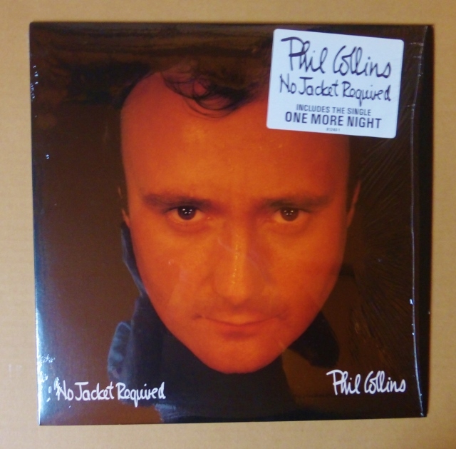 PHIL COLLINS「NO JACKET REQUIRED」米ORIG [両面RL刻印] ステッカー有シュリンク美品_画像1