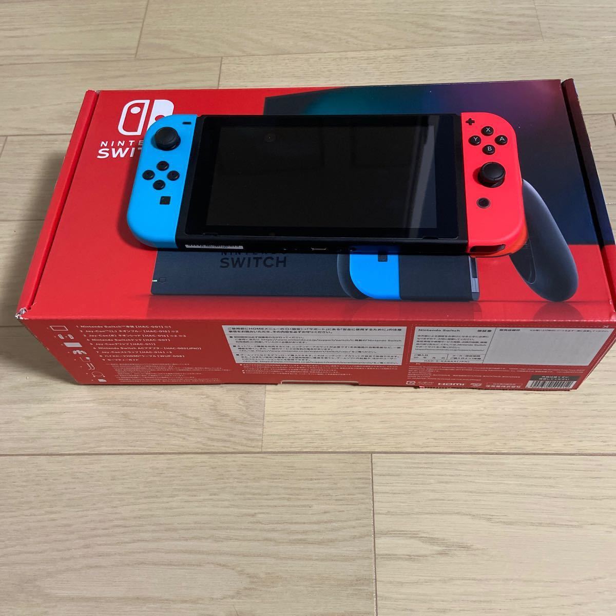 Nintendo Switch Joy-Con (L) ネオンブルー/ (R) ネオンレッド 2019年8月発売モデル