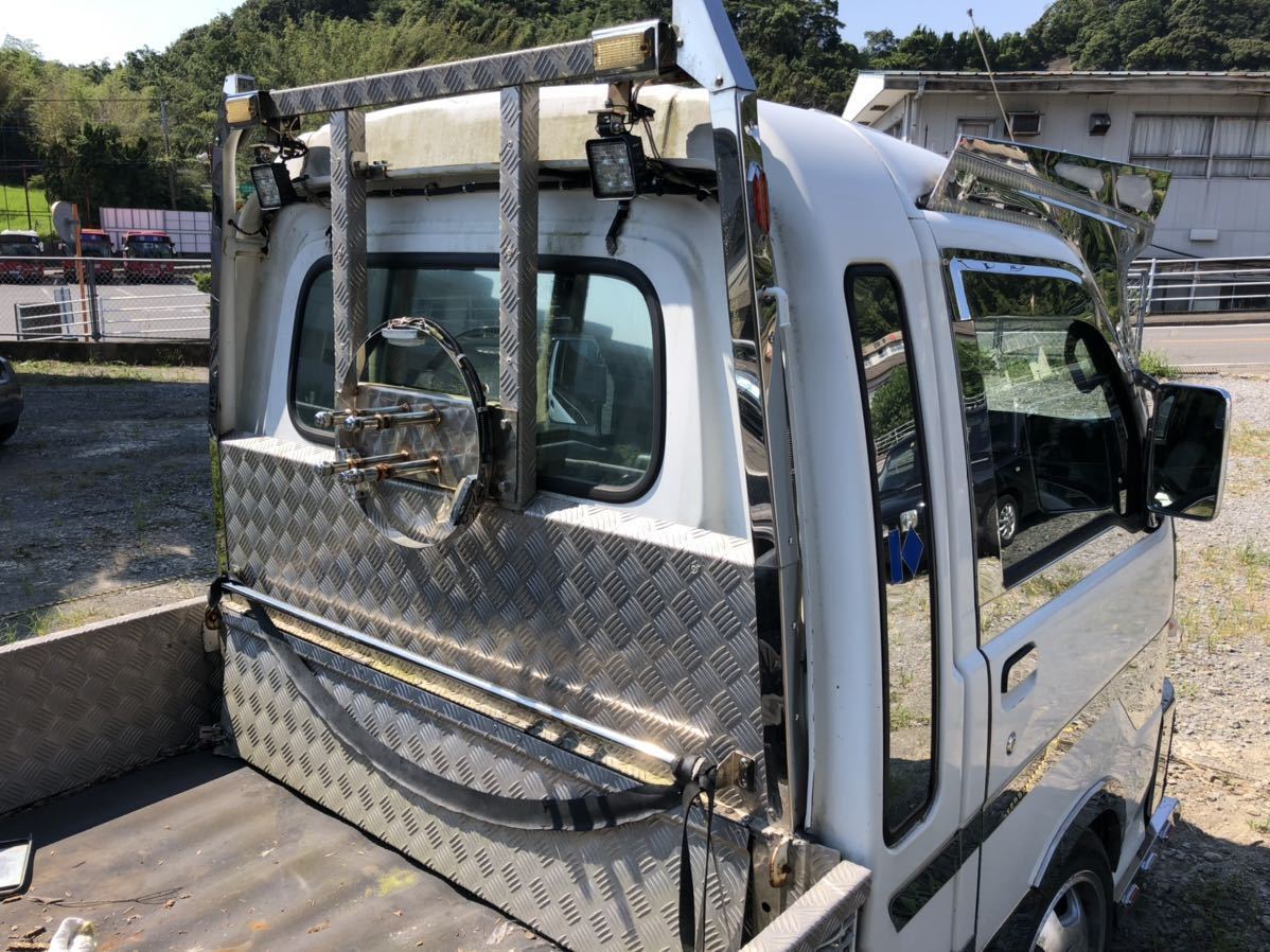 おすすめネットステンレス製 軽トラック用荷受け、鳥居 補強パーツ