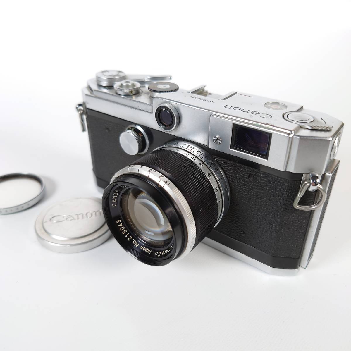 シャッターOK CANON MODEL L3 レンジファインダー フィルムカメラ 50mm 