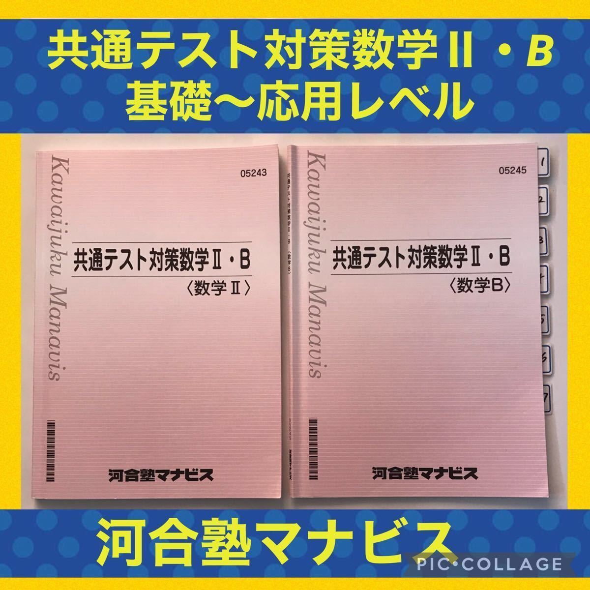 河合塾 テキスト 数学 数II 数B 問題 応用 問題集 大学 受験 入試 難関大 国公立 共通テスト 国公立大 私立大 基礎