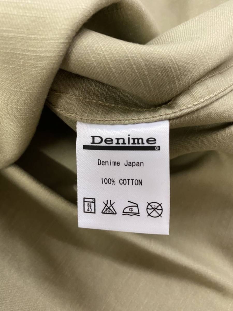 ■ Denime ドゥニーム ワークシャツ 長袖 マチ付き Ｌ _画像5