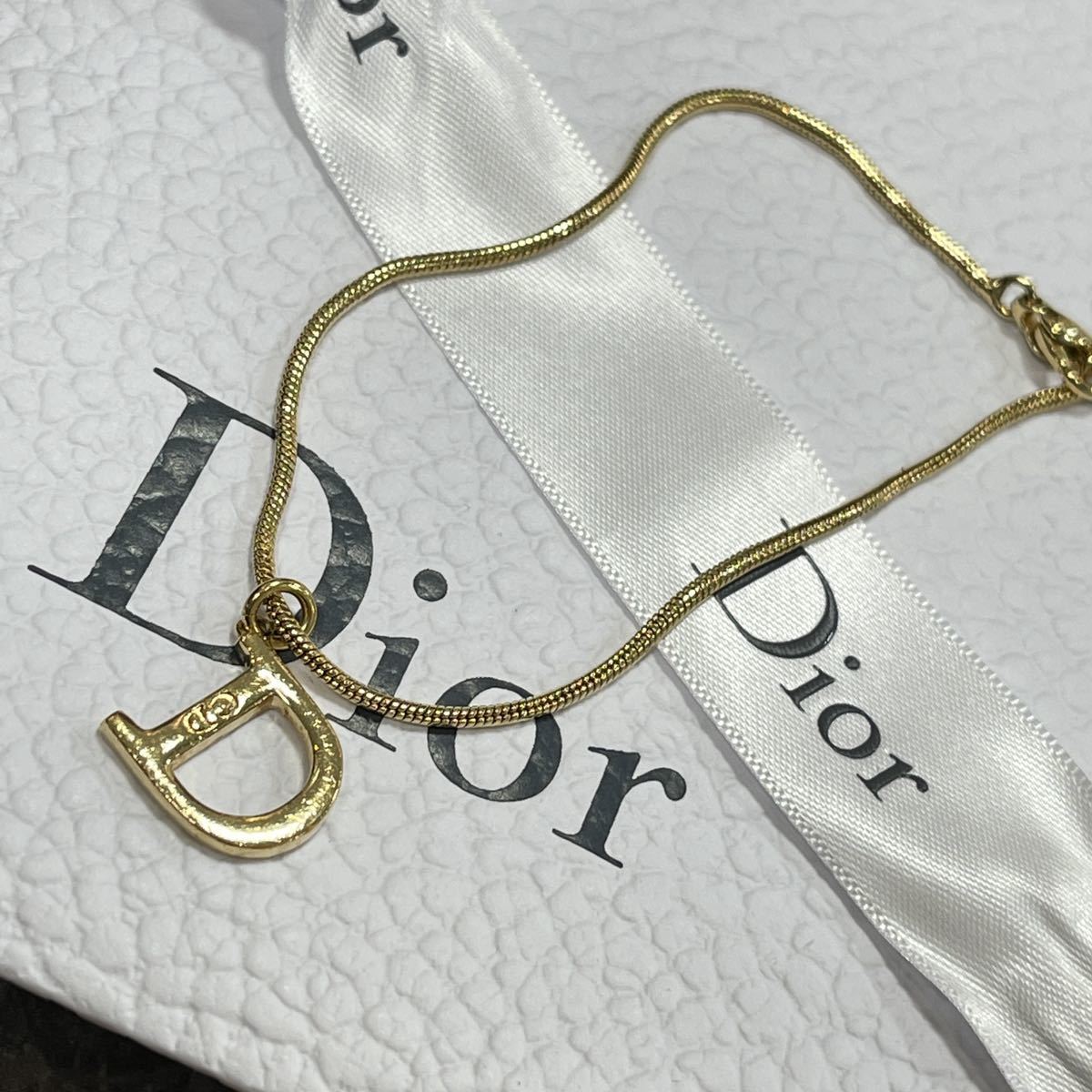 【パリ購入】ディオール　dior クリスチャンディオール　ブレスレット　ゴールド Christian Dior クリスチャン・ディオール