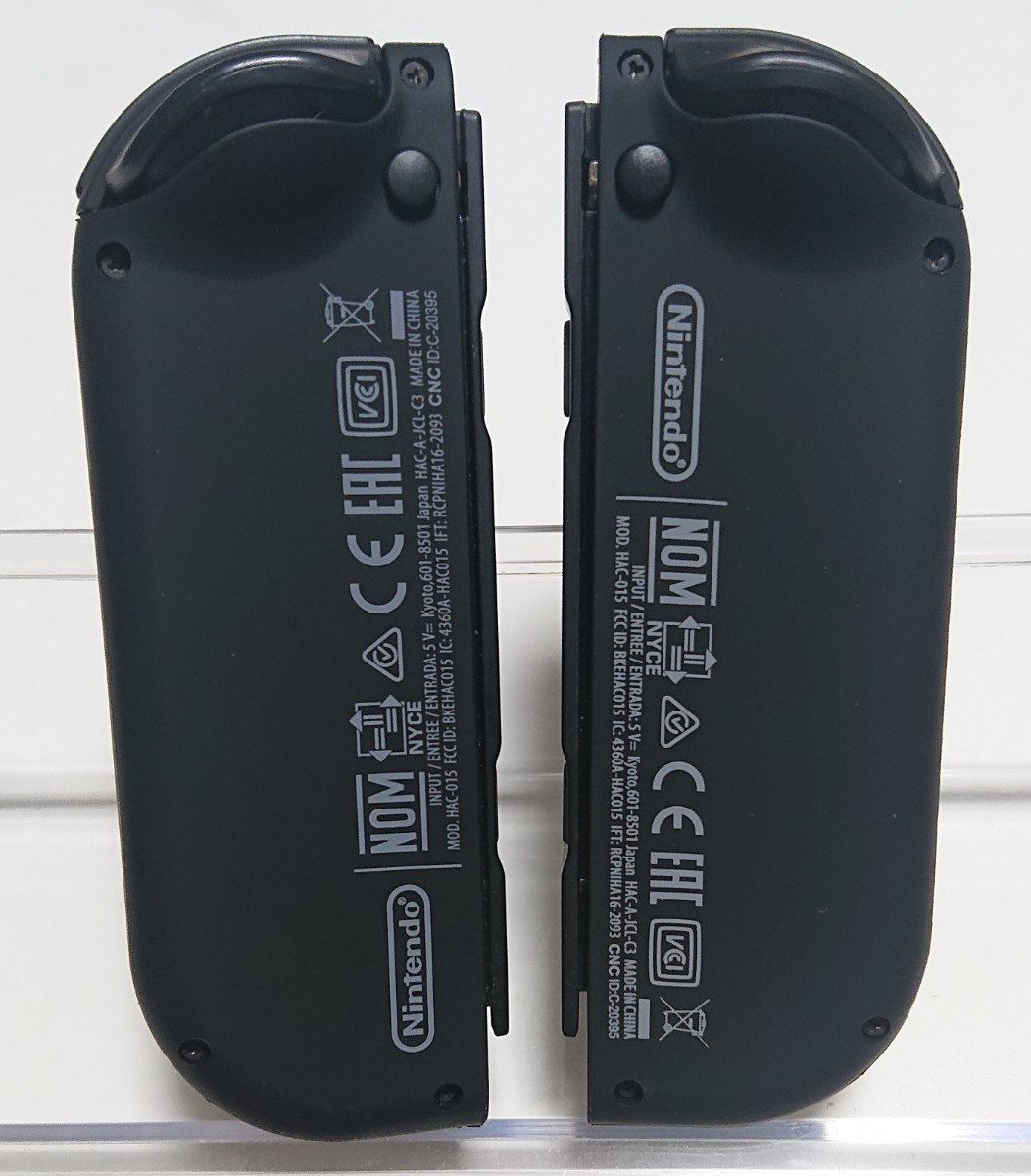 Nintendo Switch Joy-Con ジョイコン 再構成品 カスタムメイド マットブラックカラー