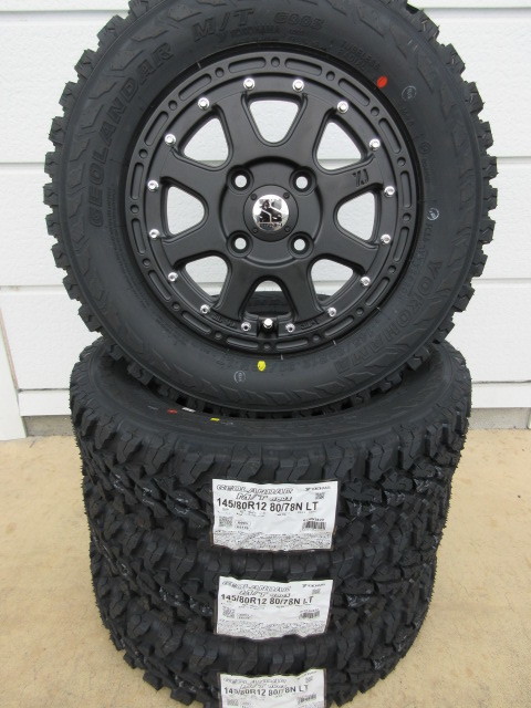 新品MLJセット☆ヨコハマジオランダー145/80R12☆145R12☆軽バン軽トラ