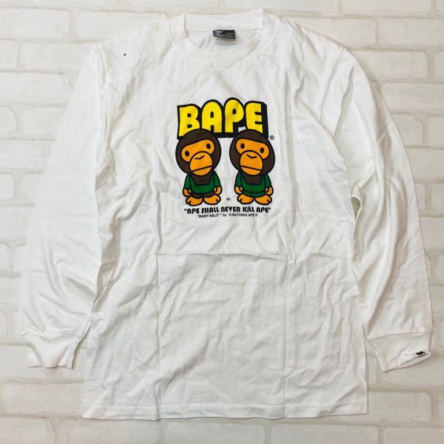 A BATHING APE ビンテージ ロンT ナイロン - Tシャツ