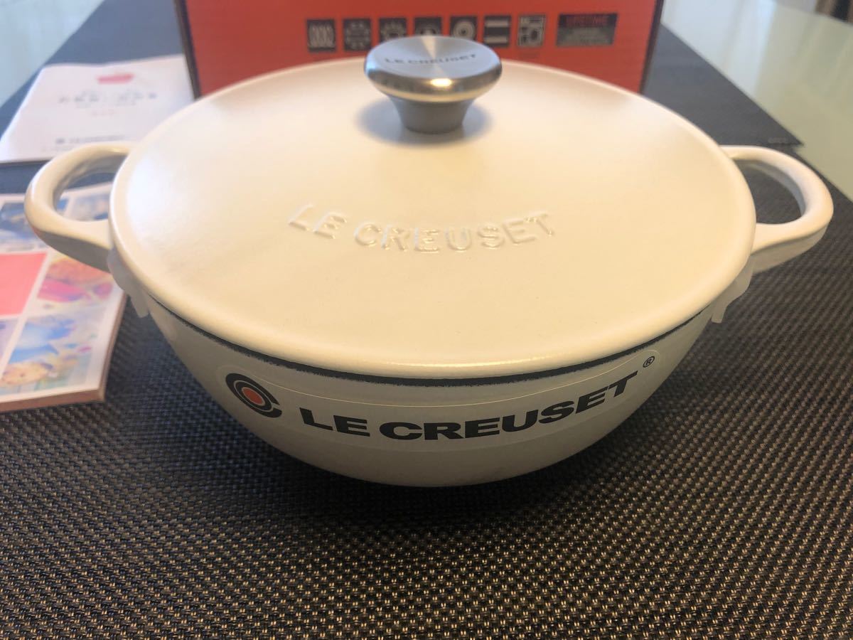ルクルーゼ マルミット 18cm コットン 白 LE CREUSET ル ルクルーゼ マルミット 18cm コットン 白 LE CREUSET ル