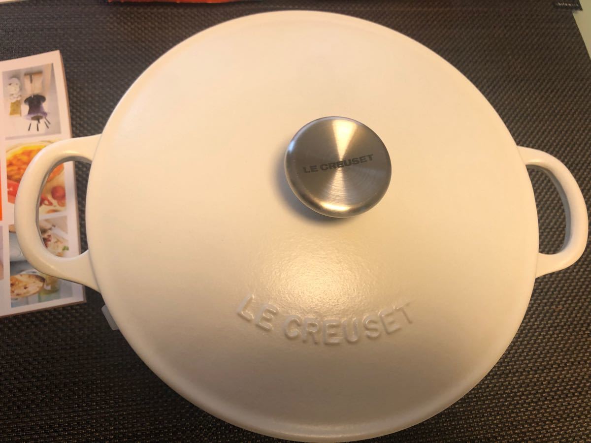 ルクルーゼ マルミット 18cm コットン 白 LE CREUSET ル ルクルーゼ マルミット 18cm コットン 白 LE CREUSET ル