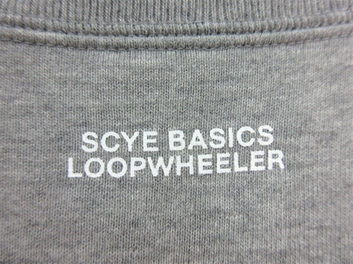 未使用 LOOPWHEELER x SCYE/ループウィラー x サイ 迷サイ半袖スウェット LW限定バージョン 18AW サイズXL メンズ 半袖トレーナー