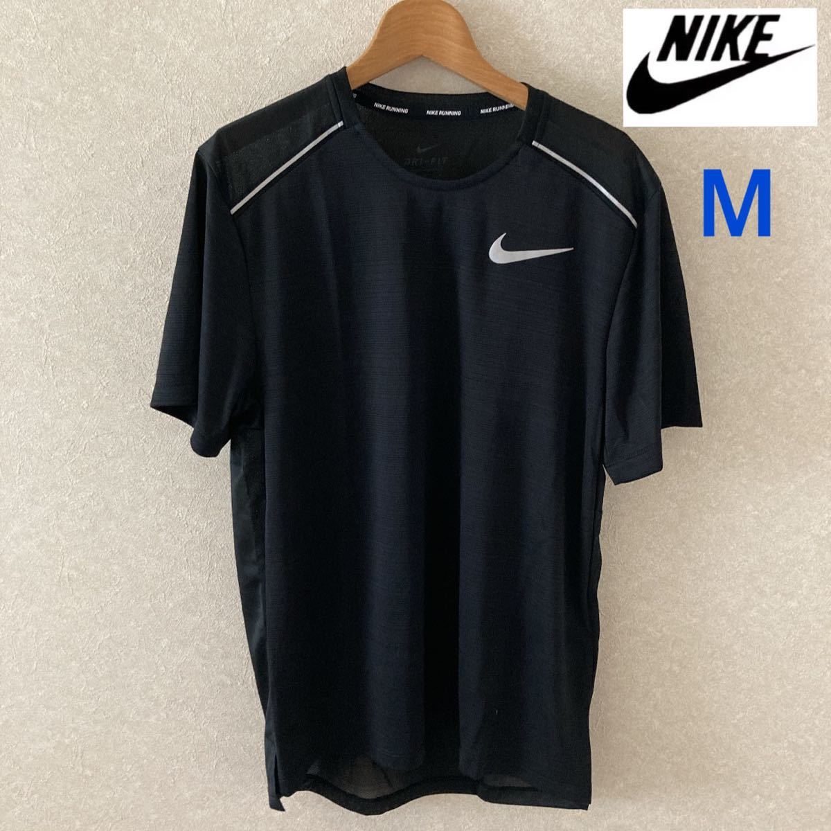 NIKE ナイキ Dri-FIT マイラー トップブラック　メンズM ランニング