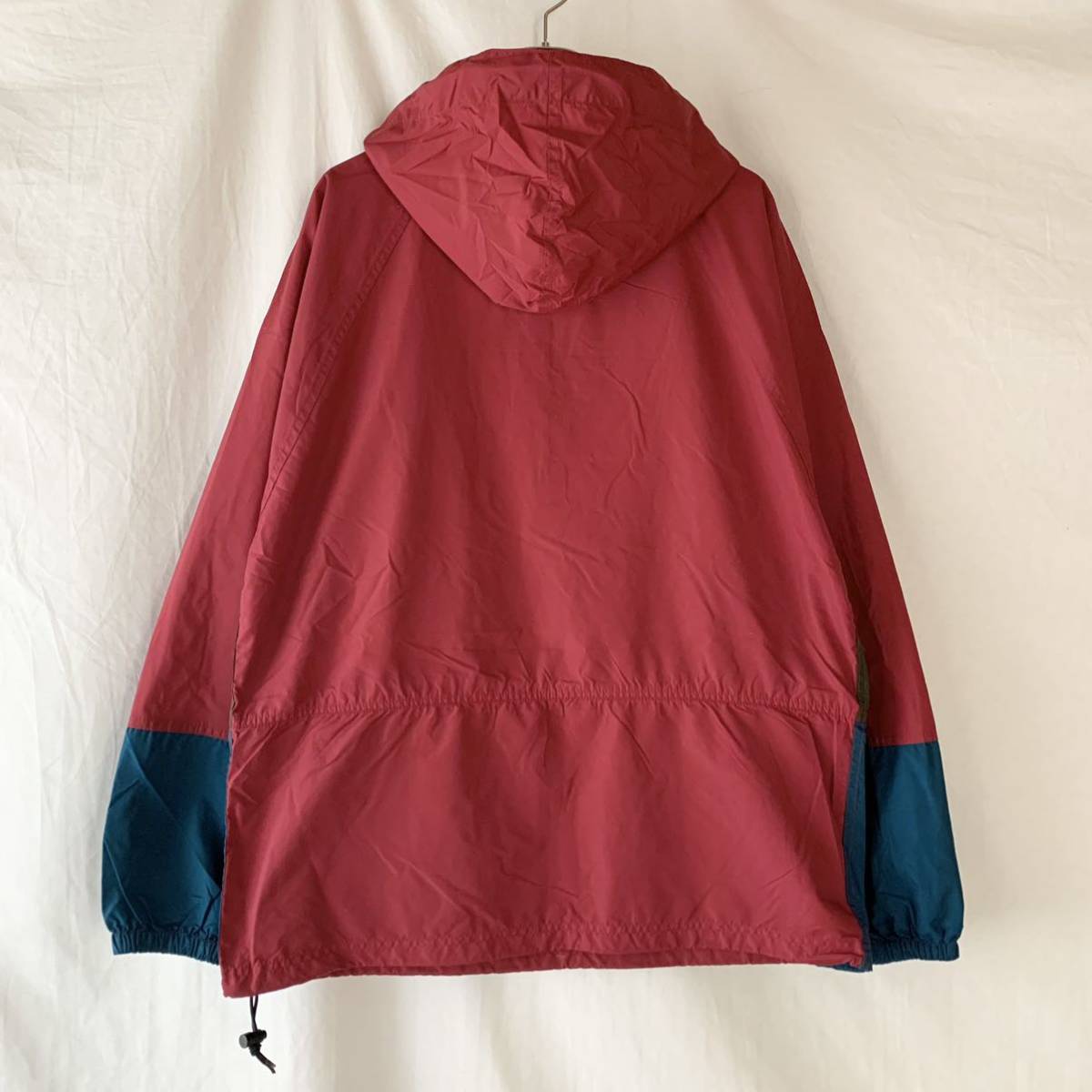 80s 90s L.L.Bean エルエルビーン アノラックパーカー チロリアン メンズ L程度 赤系 ヴィンテージ old_画像8