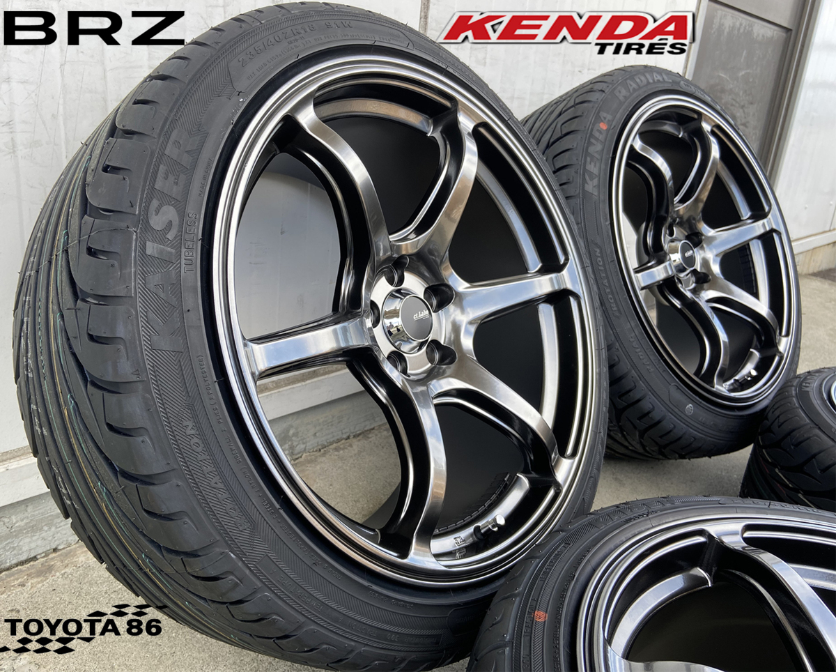 Yahoo!オークション - 新品4本set 86 BRZ タイヤホイールセット 18イ...