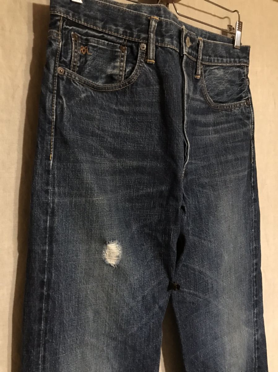Yahoo!オークション - ジョニーデップ着用 RRL ダメージ デニム Yahoo!オークション - ジョニーデップ着用 RRL ダメージ デニム