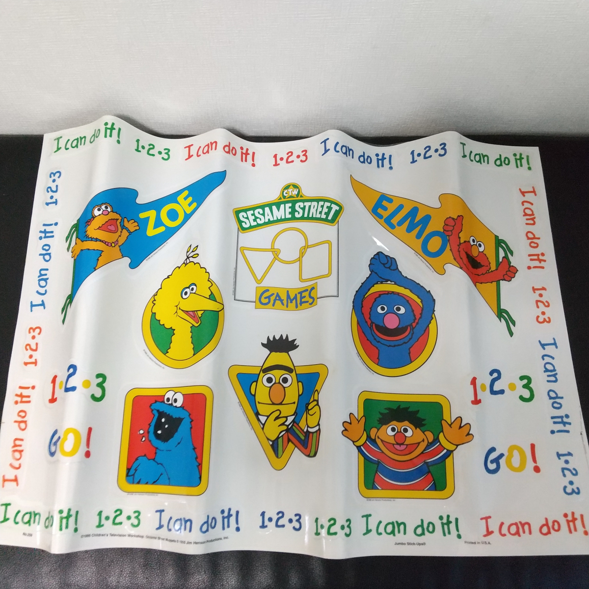 ヤフオク セサミストリート 壁紙シール Jumbo Stick Ups M ヤフオク セサミストリート 壁紙シール Jumbo Stick Ups M