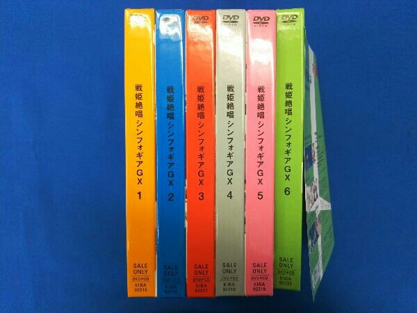 DVD 【※※※】[全6巻セット]戦姫絶唱シンフォギアGX 1~6(初回生産限定版