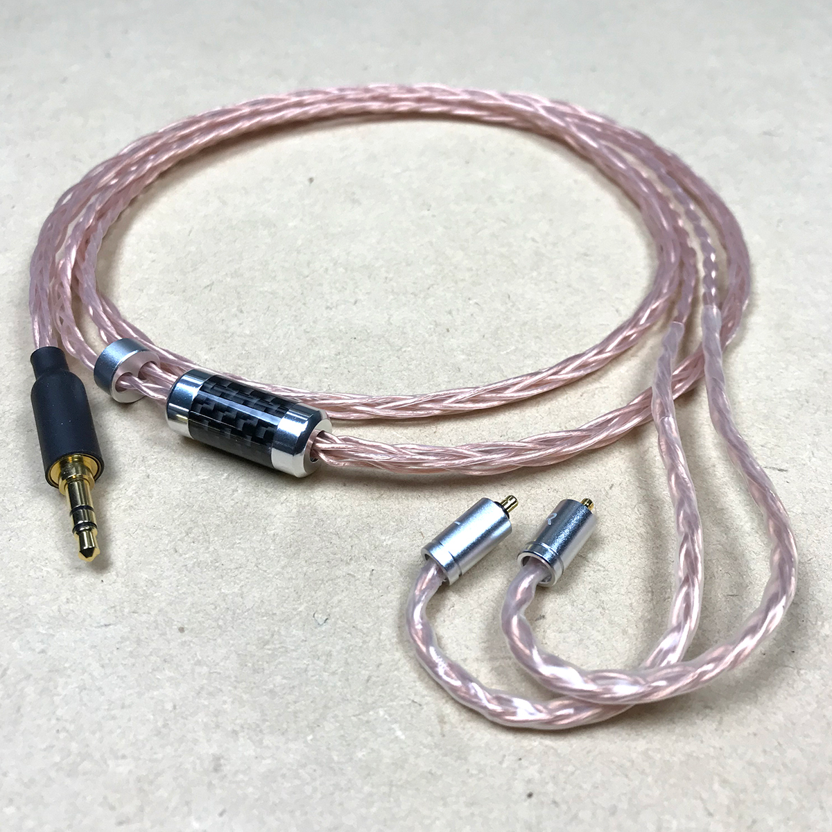 UEカスタムIEM(IPX)用リケーブル 8芯 MOGAMI2944 3.5mm3極ステレオ 120cm Ultimate Ears UE5PRO/UE6PRO/UE7PRO/UE11PRO/UE18+PRO/UE LIVE_画像1