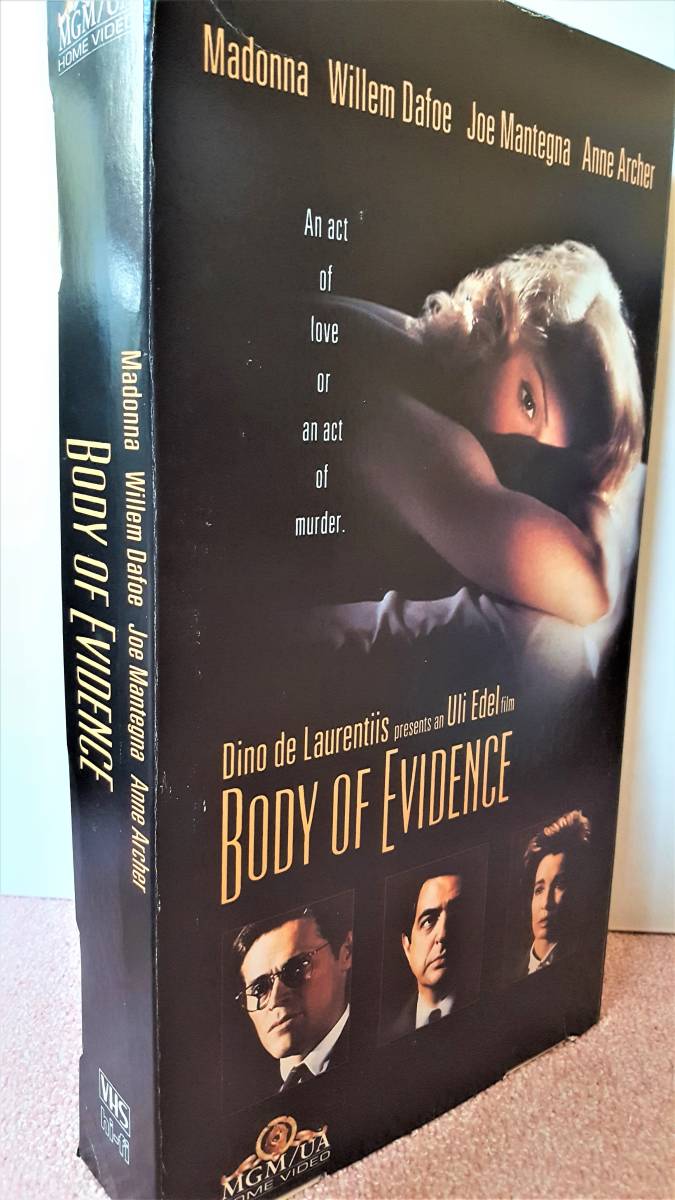 新品未使用　映画 Body Of Evidence （ボディ） US製 店頭告知宣伝用 ディスプレイ ボックス　非売品 　：　MADONNA　マドンナ その他
