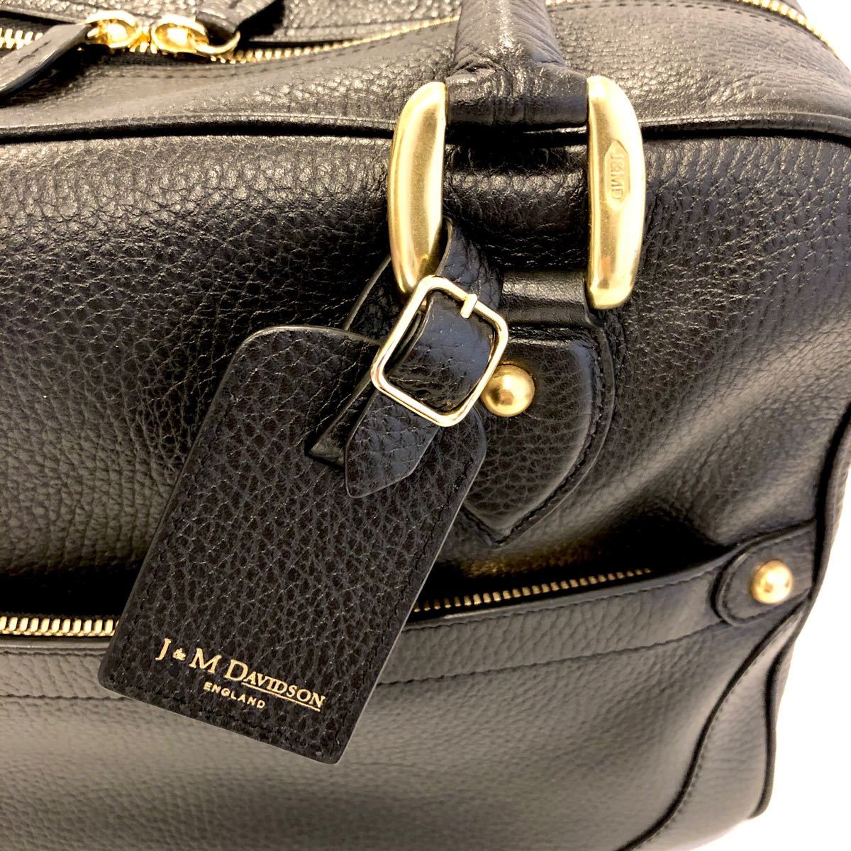 J&M Davidson ミニミア トートバッグ カデナ 鍵付 黒 ボストン|PayPay