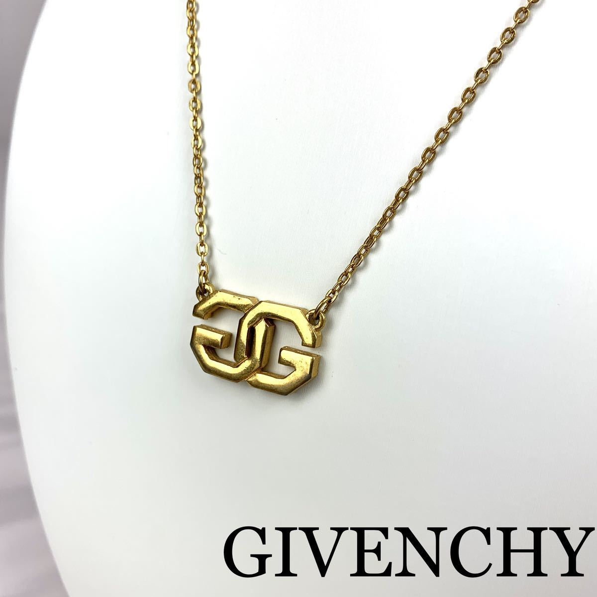GIVENCHY VINTAGE ロゴ　ネックレス_画像1
