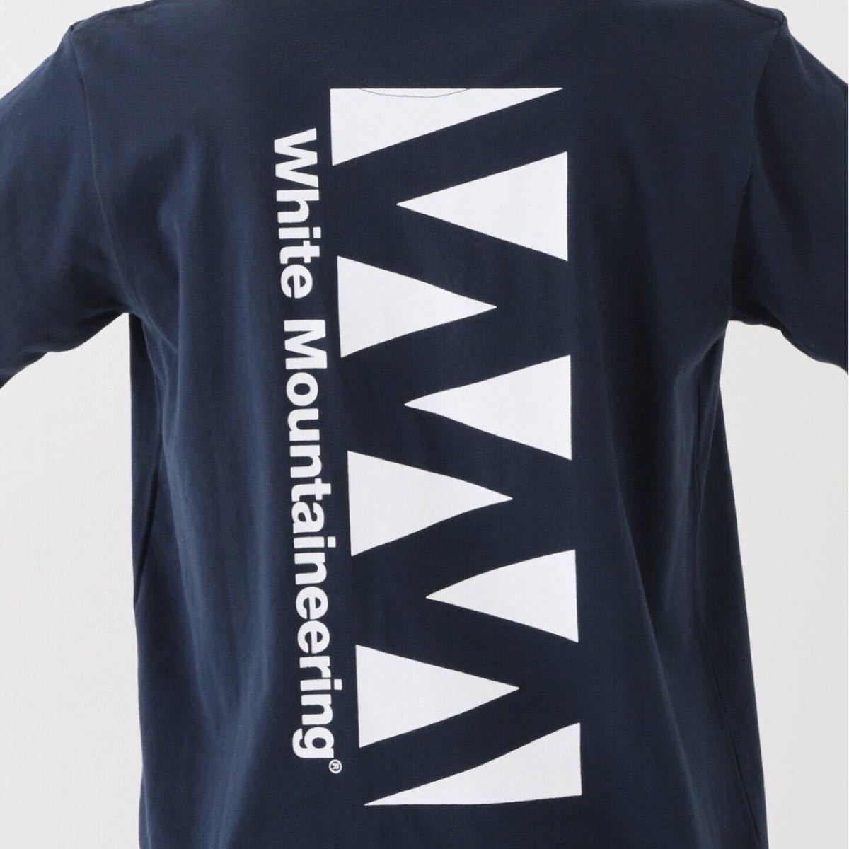 サイズ3 White Mountaineering ホワイトマウンテニアリング Ｔシャツ ネイビー