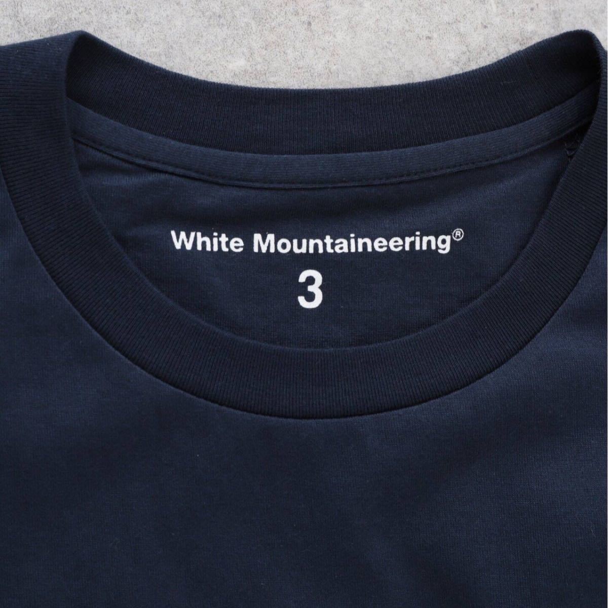 サイズ3 White Mountaineering ホワイトマウンテニアリング Ｔシャツ ネイビー