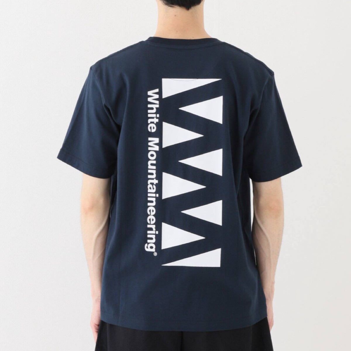 サイズ3 White Mountaineering ホワイトマウンテニアリング Ｔシャツ ネイビー