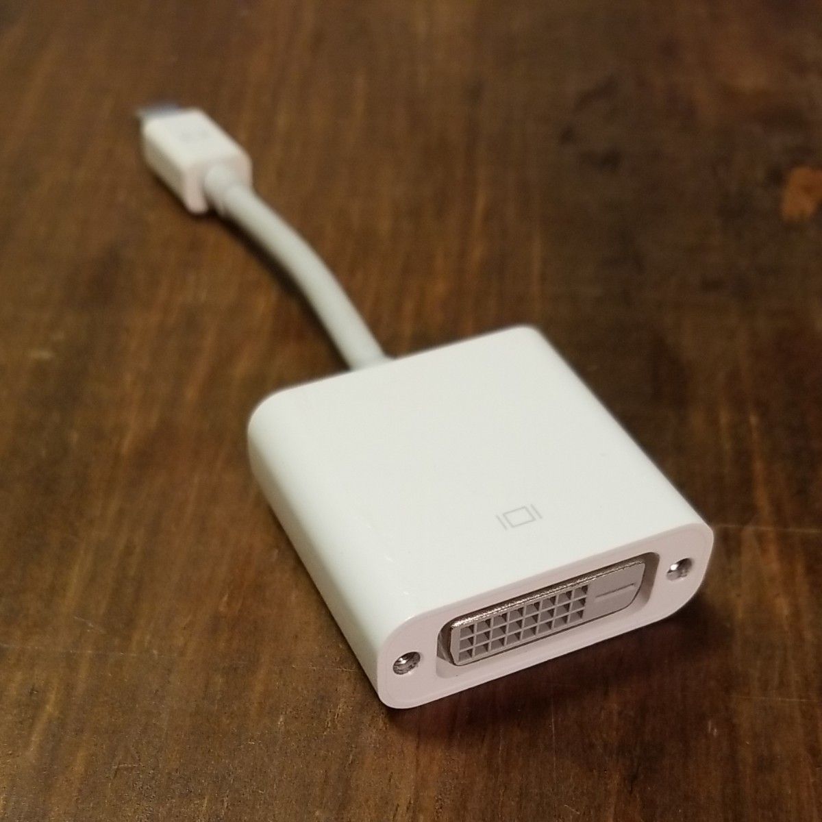 Apple 純正品 mini DisplayPort DVI 変換コネクタ　A1305