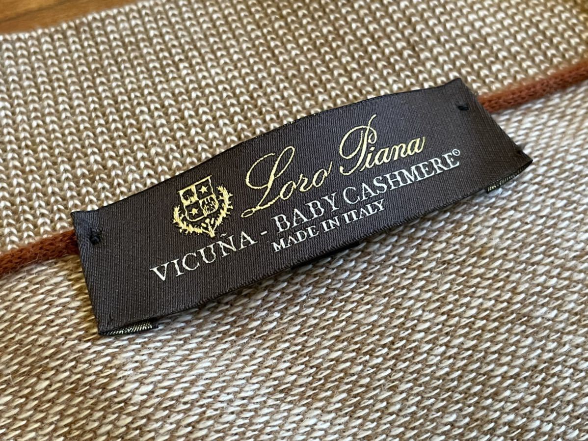 ロロピアーナ Loro Piana ビキューナxベビーカシミアxレザー 極上素材