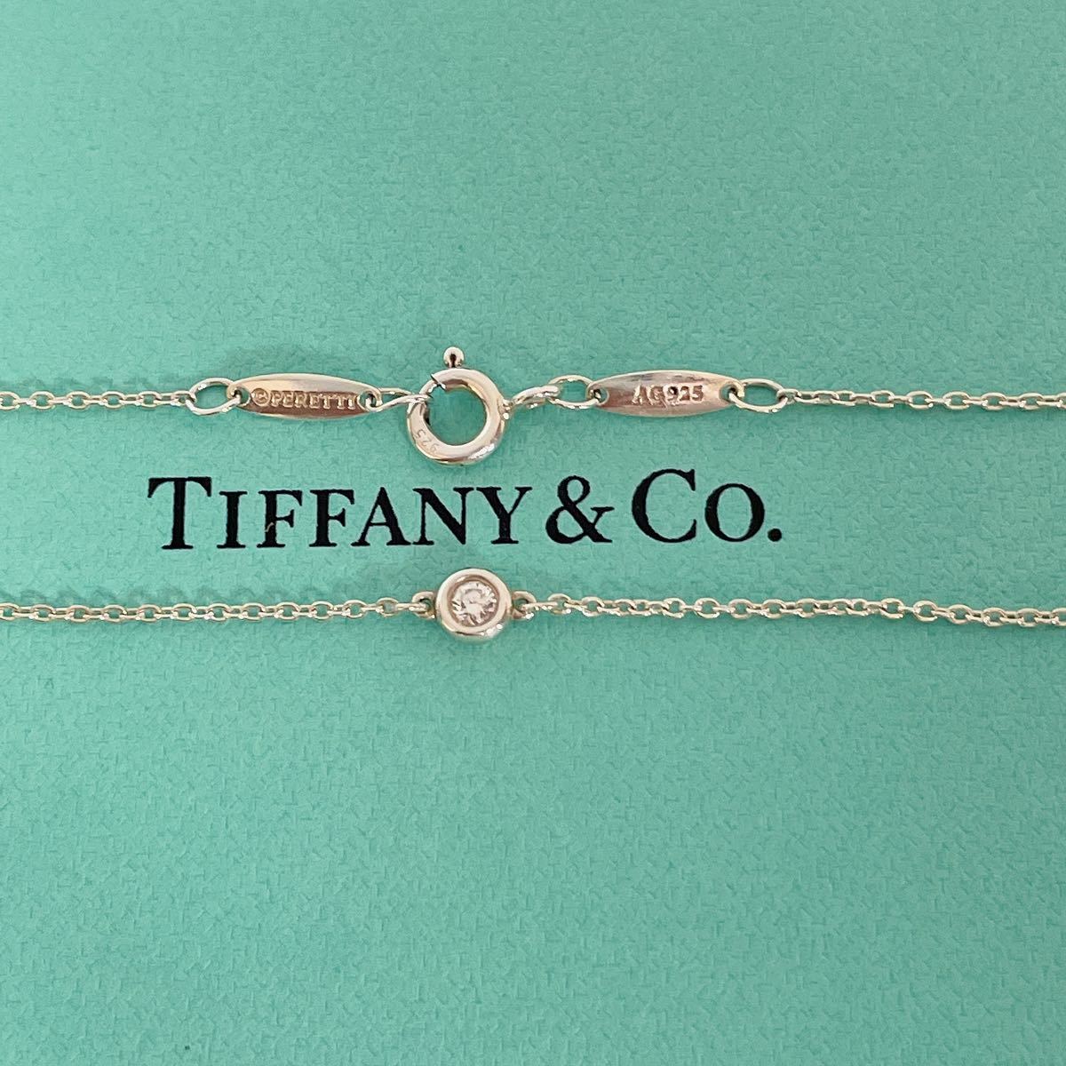 TIFFANY&Coティファニーダイヤモンドバイザヤードブレスレット0.07ct