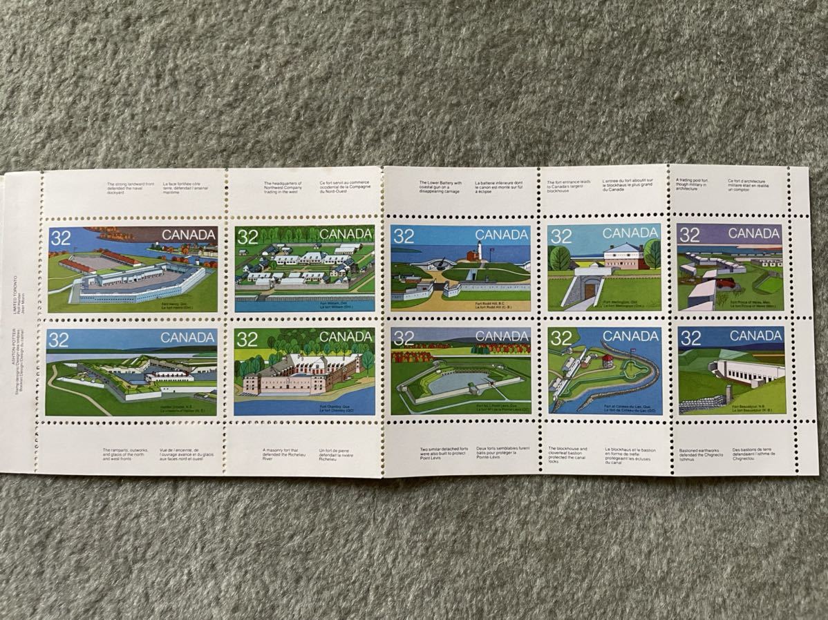 新品未使用 カナダデイ記念切手 1983年 砦