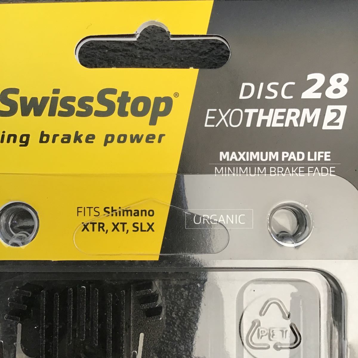 スイスストップ Disc-28 EXOTherm2 ブレーキパッド　Exotherm 2 Disc 28 Shimano XT XTR SLX BR-M9020_画像3