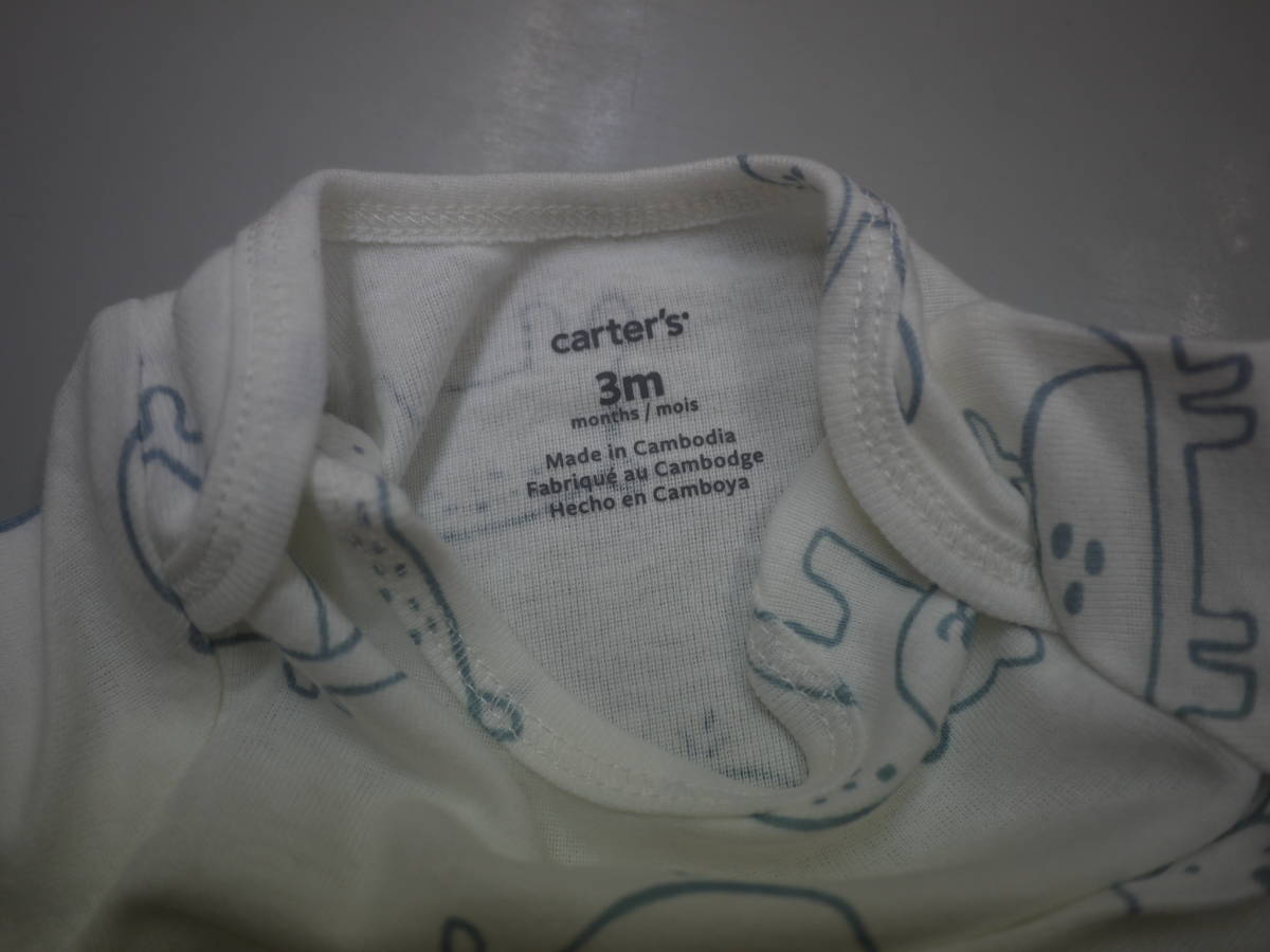 NY/新品/即決☆Carter's/カーターズ☆ 3ヶ月用/L/長袖ボディースーツ_画像3