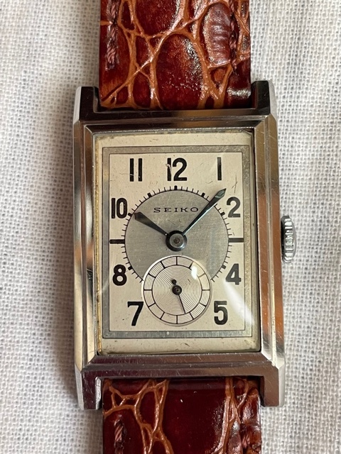 SEIKO セイコー 角型 1930年代（昭和初期） アンティーク時計 