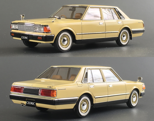 送料無料】1/24 アオシマ 日産 430 セドリック 4Dr セダン 200E GL NISSAN CEDRIC グロリア 姉妹車 クラシック調 