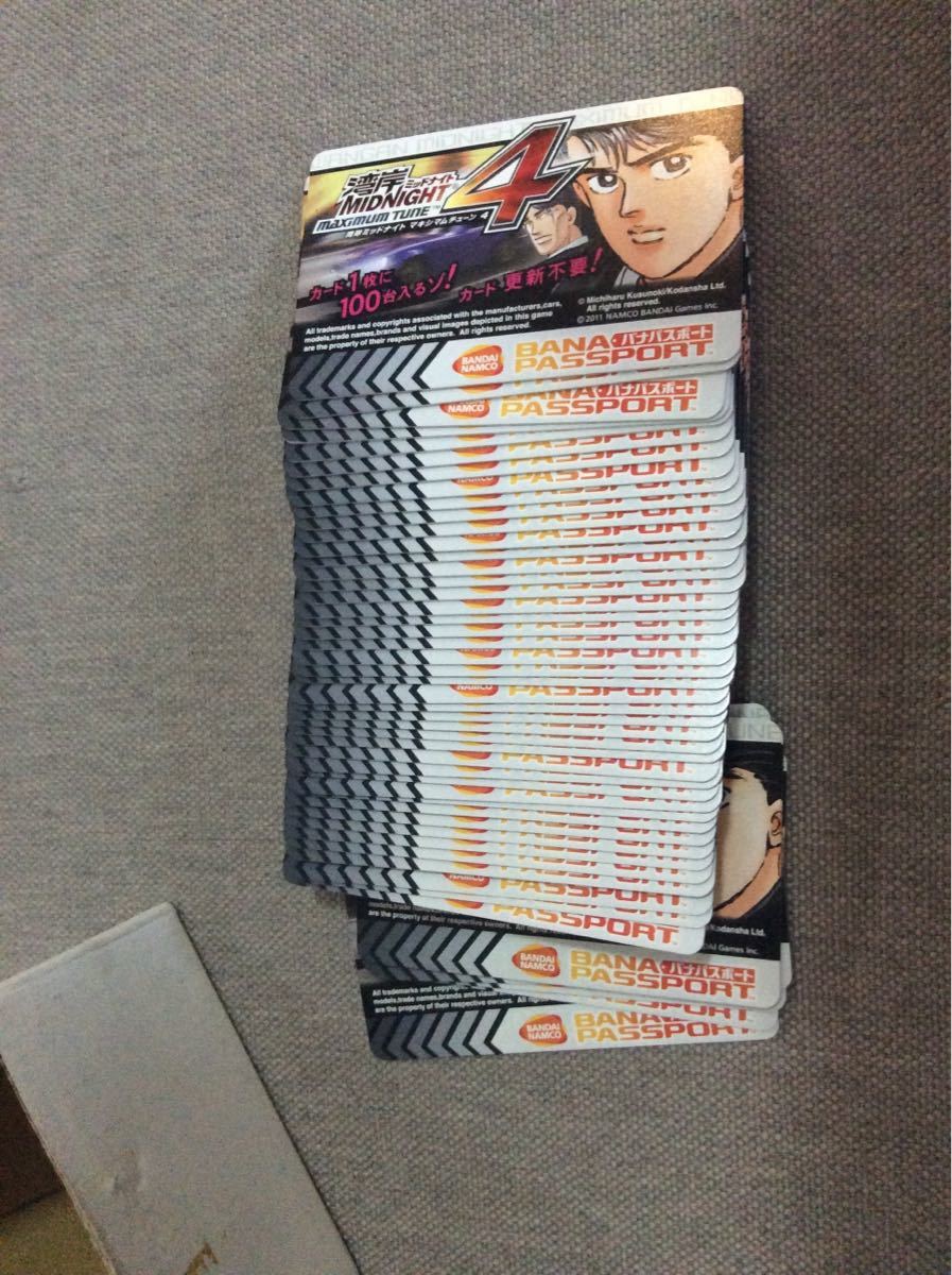 非売品 初期仕様 湾岸ミッドナイト バナパスポート 50枚 非売品 初期仕様 湾岸ミッドナイト バナパスポート 50枚