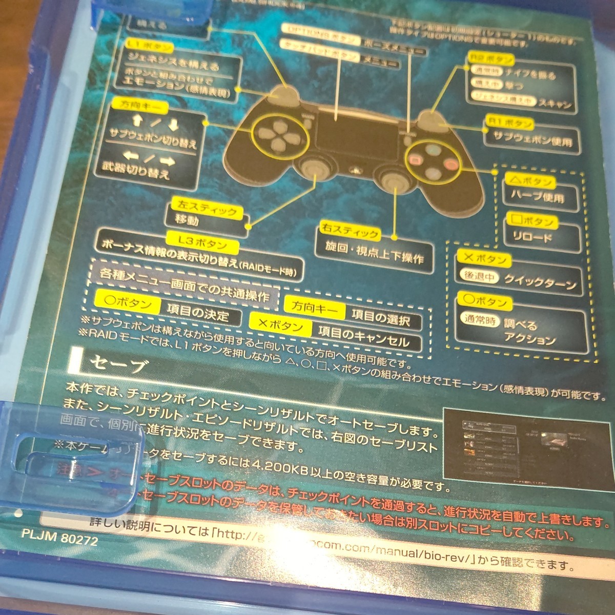 PS4 バイオハザード リベレーションズ アンベールドエディション ソフト