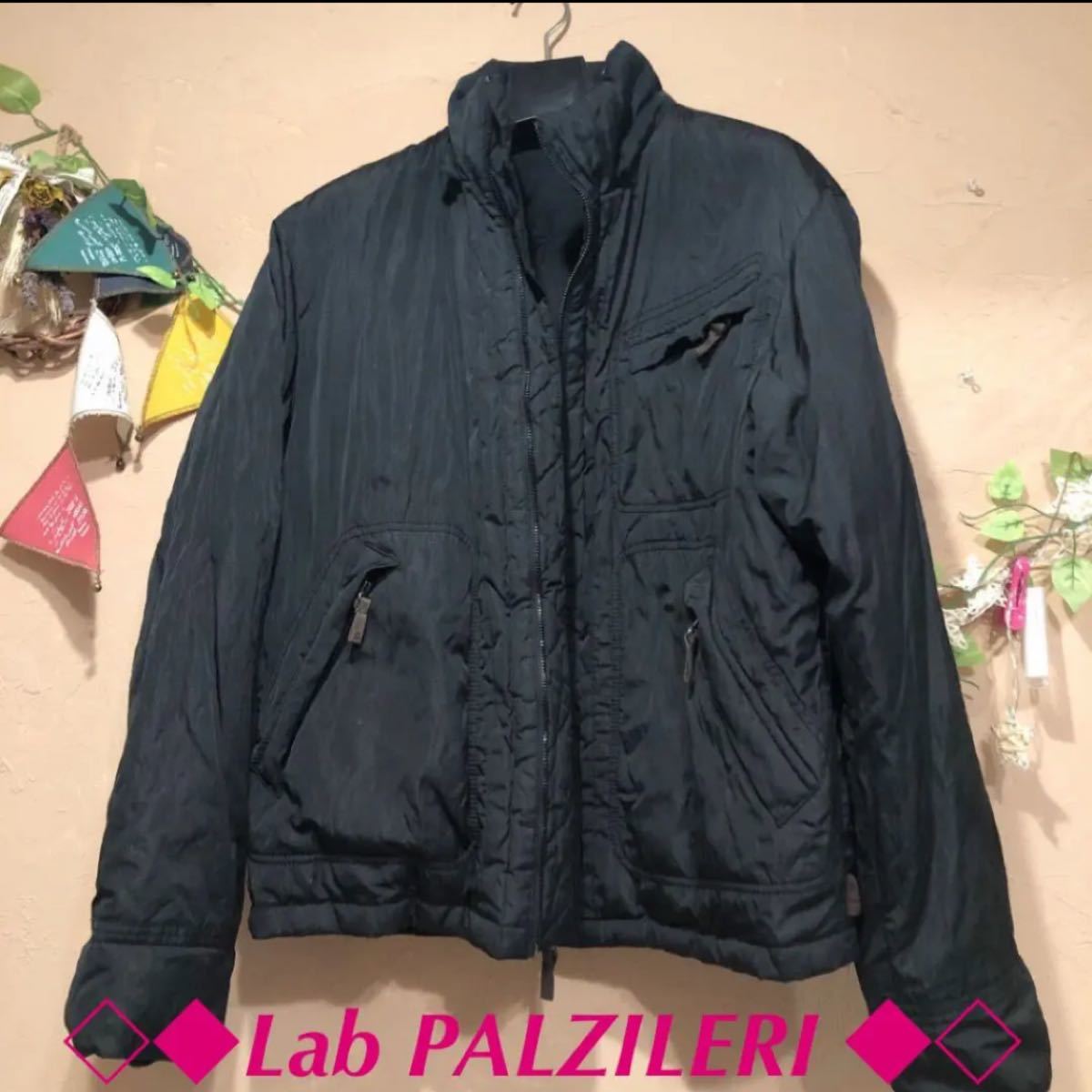 ◇◇Lab PALZILERI ◇◇ダウンジャケット ◇ブラック◇52サイズ