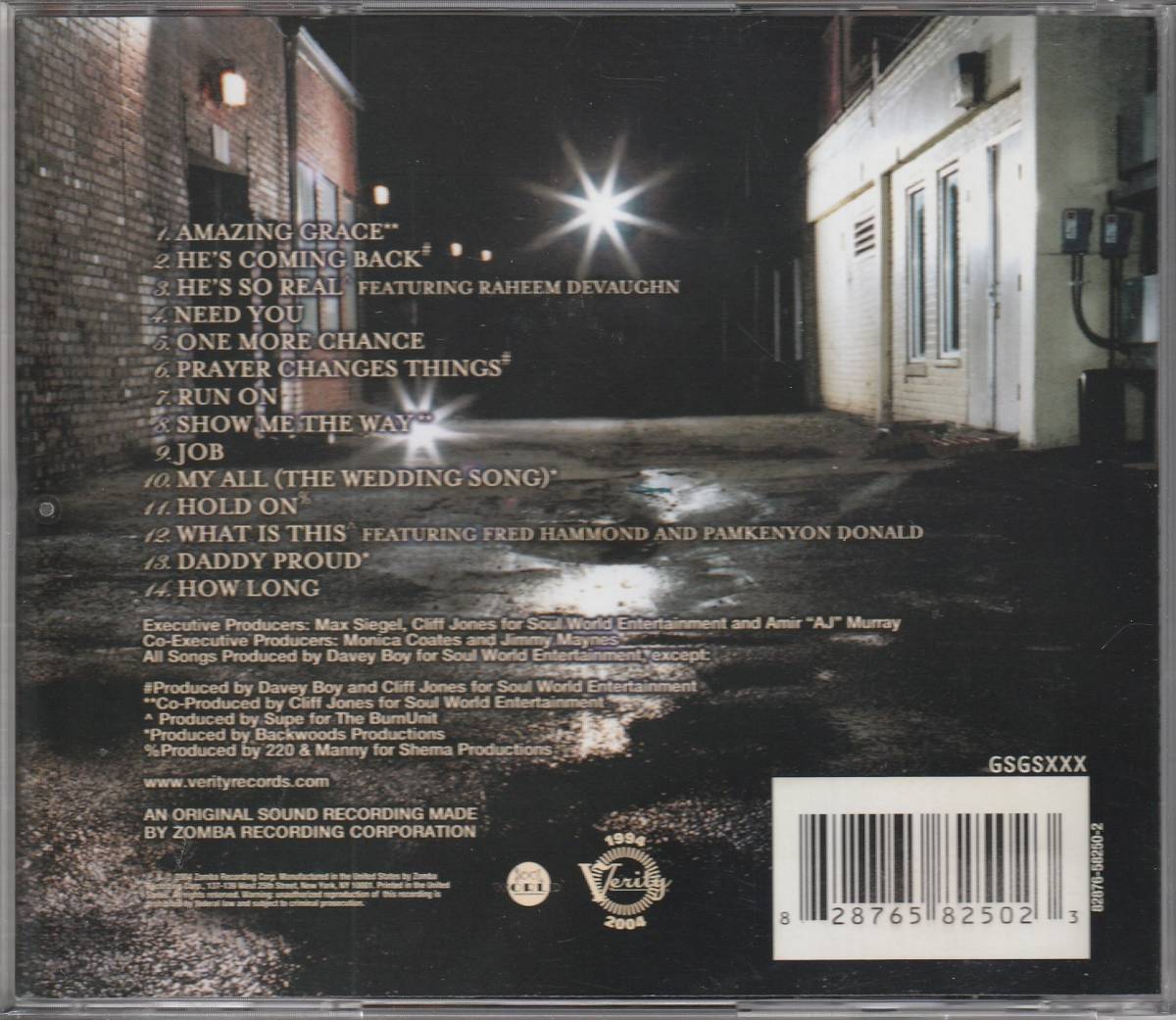 中古CD■R&B/SOUL■7 SONS OF SOUL／1st Album／2004年／ゴスペル■Raheem DeVaughn, Fred Hammond, Kirk Franklin, Tye Tribbett_画像2