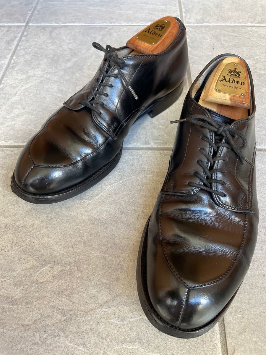 シューツリー付 ALDEN オールデンVチップ 54311 黒 9D シューツリー付 ALDEN オールデンVチップ 54311 黒 9D
