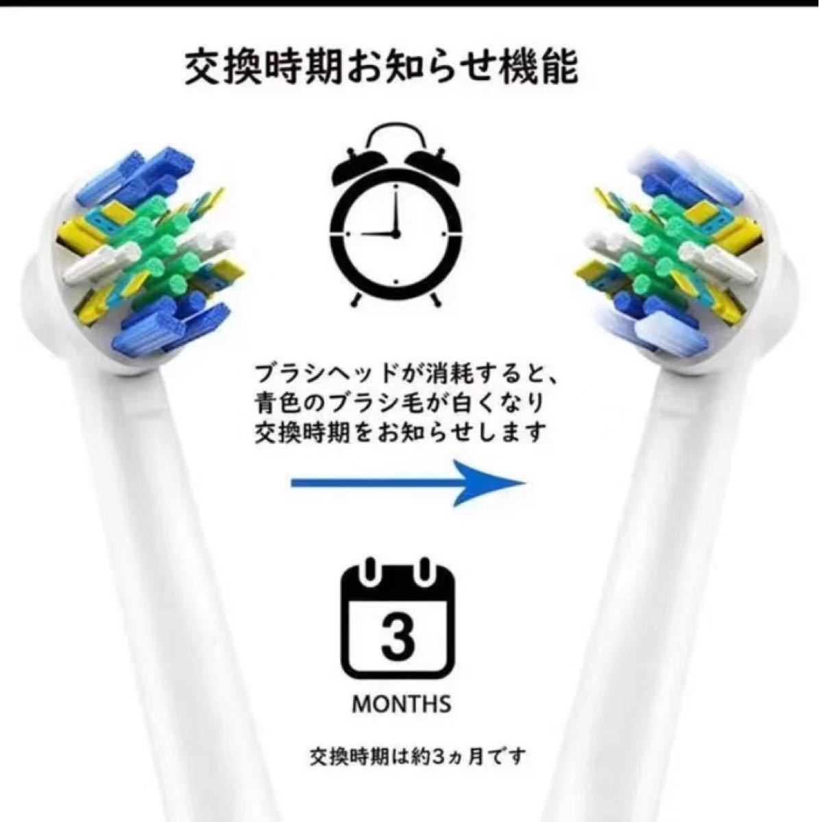 替えブラシ 電動歯ブラシ ブラウンオーラルB ブラシ 互換 ブラウン