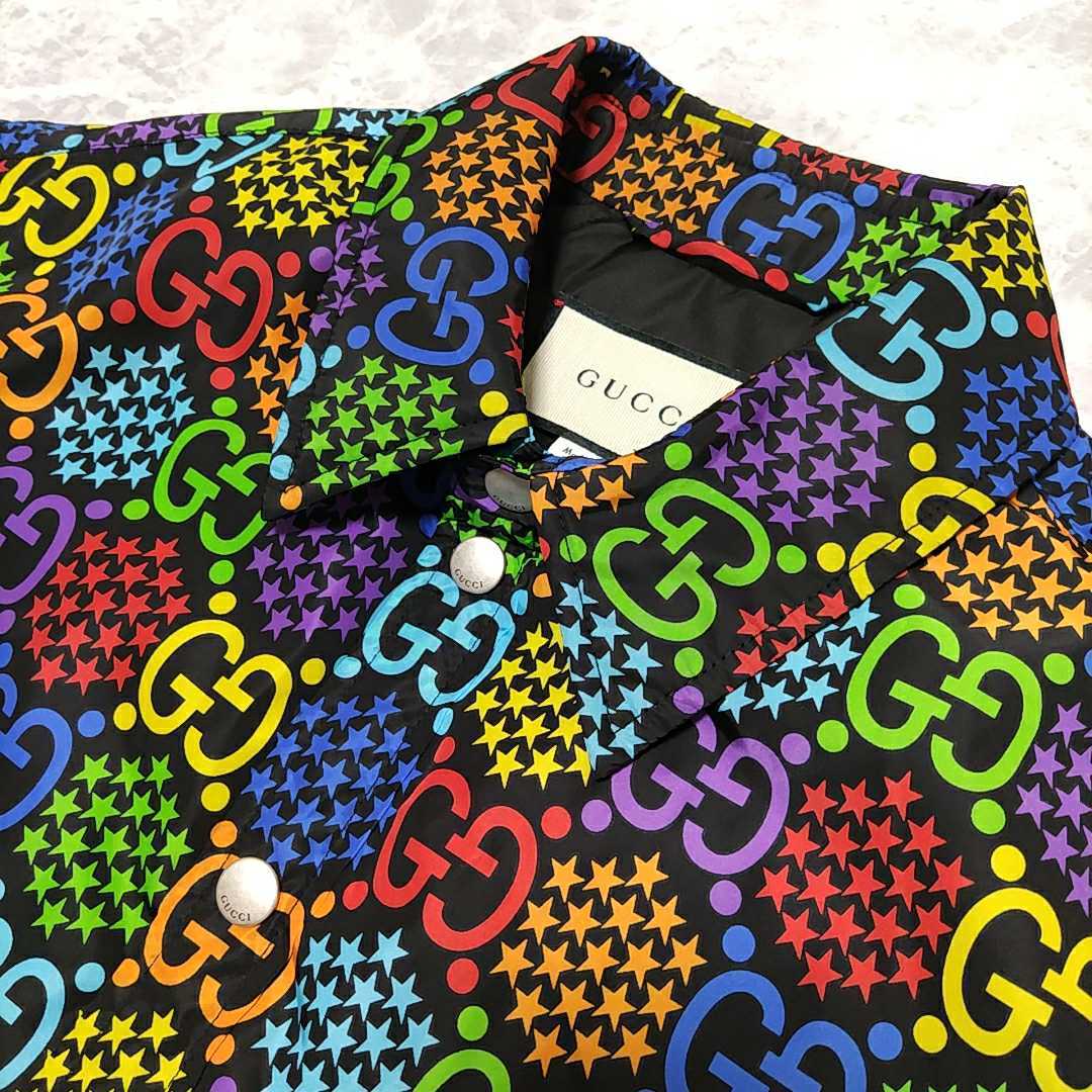F * 美品 '希少 20SSモデル' GUCCI グッチ GG サイケデリック 中綿
